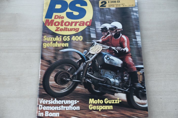 Deckblatt PS Sport Motorrad (02/1977)